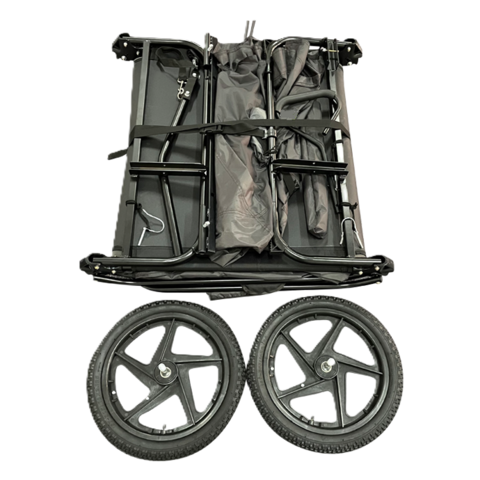 bike trailer tent unpacking 2