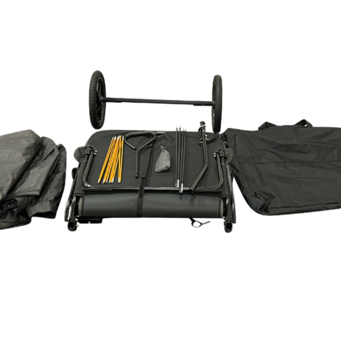 bike trailer tent left pieces