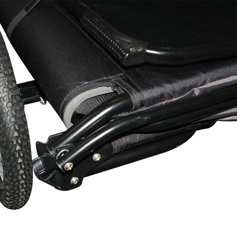 bike trailer tent folding piece