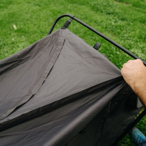 bike trailer tent retaining rod