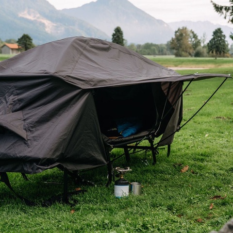 bike trailer tent right sight